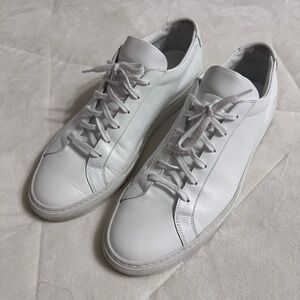 Common Projects White Leather Low-Top Sneakers